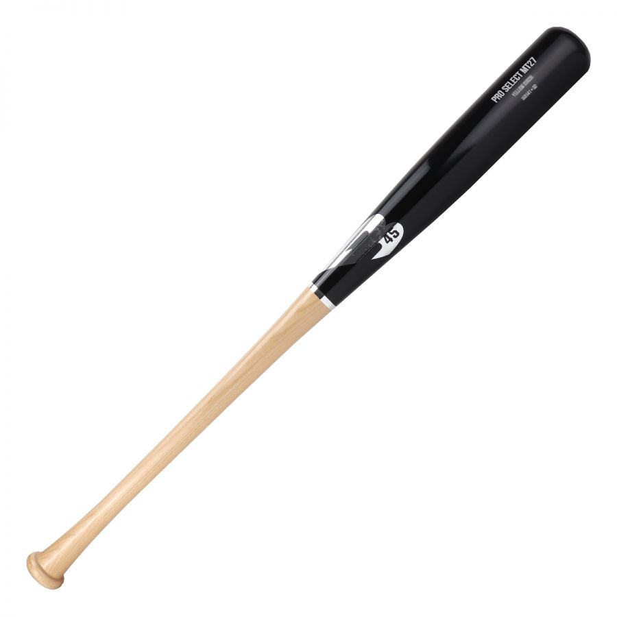 New B45 Pro Select MT27 Birch Wood Baseball Bat 33/30 Black/Natural