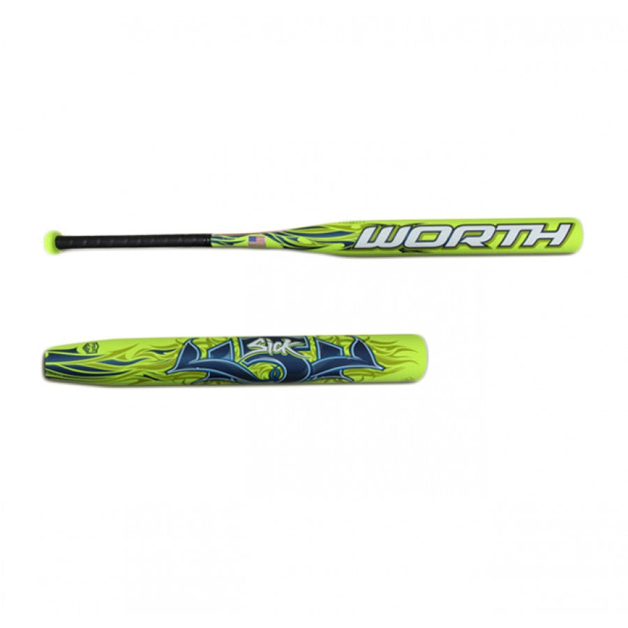 New Worth Sick 454 Sbskba Slowpitch Softball Bat Asa Composite Balance 